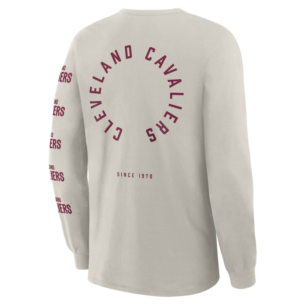 Cleveland Cavaliers Crossover Collection Ball Screen Action Premium Long Sleeve T-Shirt for sale Cream | Fanatics outlet
