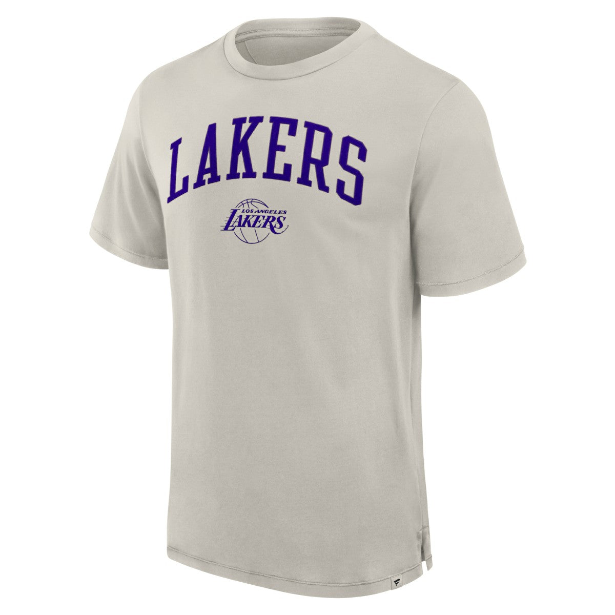 Los Angeles Lakers Crossover Collection Pull Up Jumper Shot Premium T-Shirt Cream | Fanatics