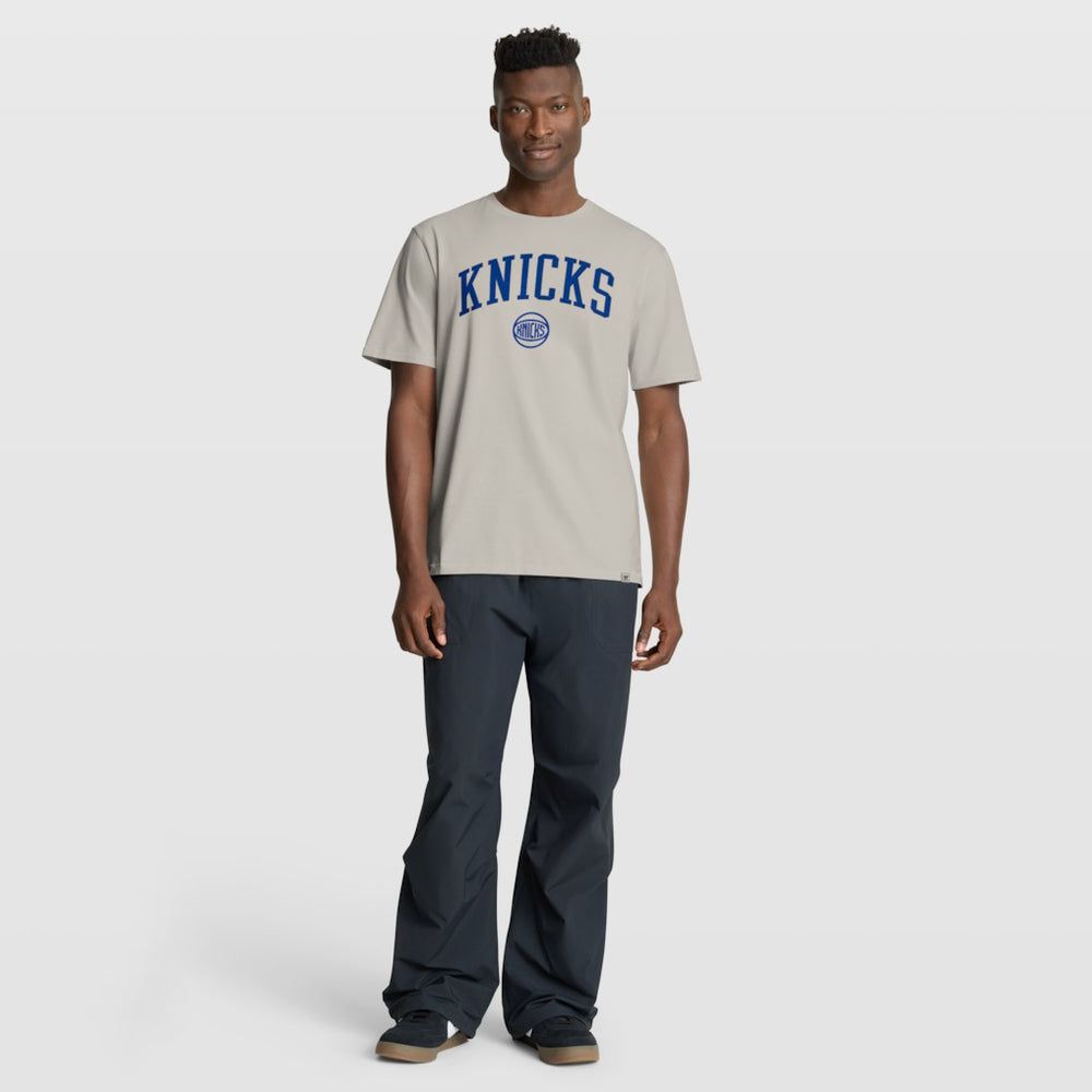 New York Knicks Crossover Collection Pull Up Jumper Shot Premium T-Shirt Cream | Fanatics online