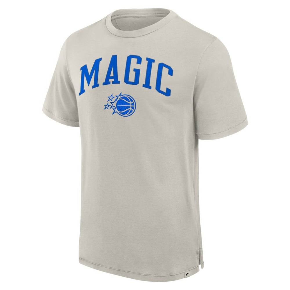 Orlando Magic Crossover Collection Pull Up Jumper Shot Premium T-Shirt Cream | Fanatics Lifestyle