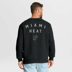 Miami Heat Crossover Collection Defensive Rotation Drill Premium Pullover Sweatshirt Black | Fanatics US