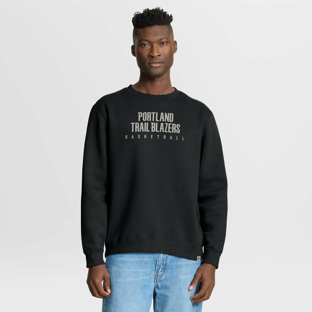 Portland Trail Blazers Crossover Collection Defensive Rotation Drill Premium Pullover Sweatshirt Black | Fanatics US