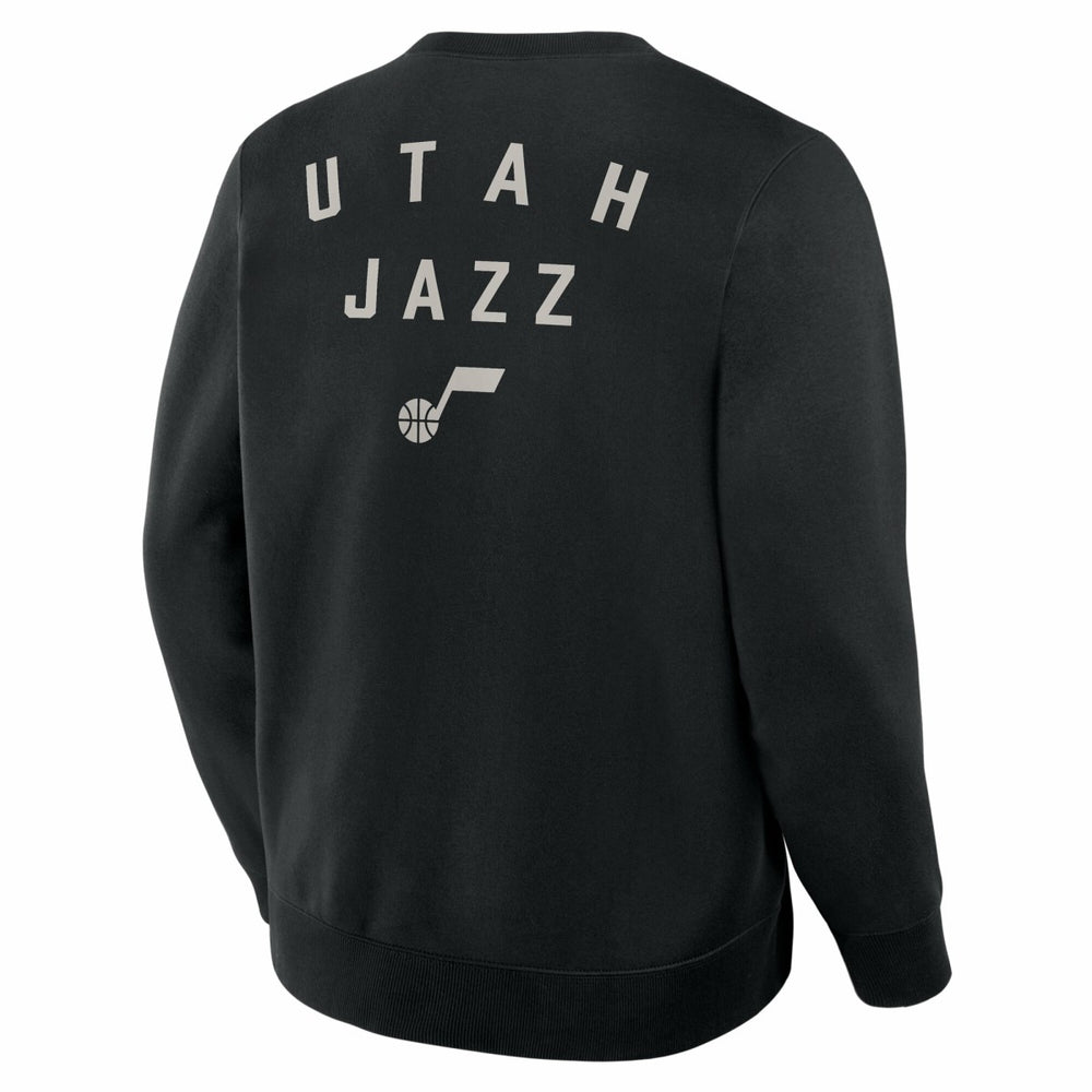 Utah Jazz Crossover Collection Defensive Rotation Drill Premium Pullover Sweatshirt Black | Fanatics Lifestyle