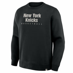New York Knicks Crossover Collection Defensive Rotation Drill Premium Pullover Sweatshirt Black | Fanatics US