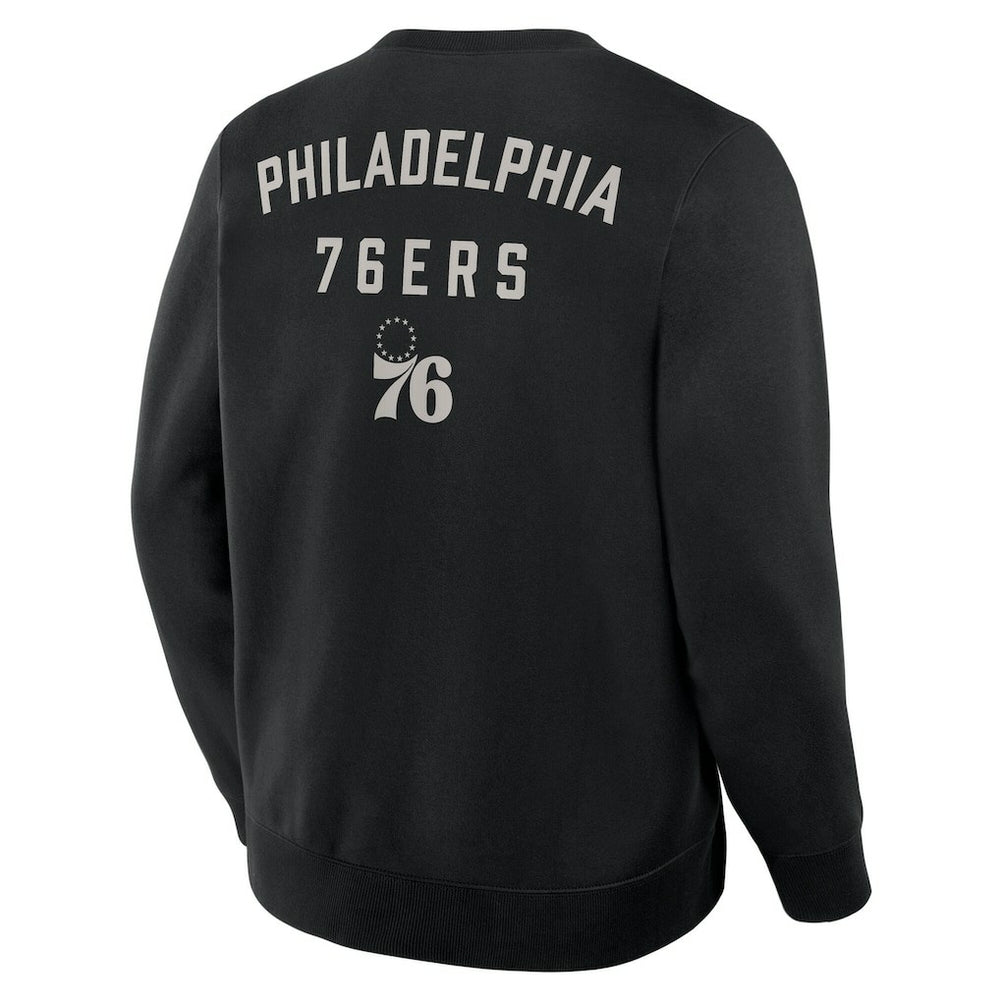 Philadelphia 76ers Crossover Collection Defensive Rotation Drill Premium Pullover Sweatshirt Black | Fanatics