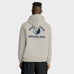 Memphis Grizzlies Crossover Collection Blocked Shot Premium Pullover Hoodie Off White | Fanatics outlet