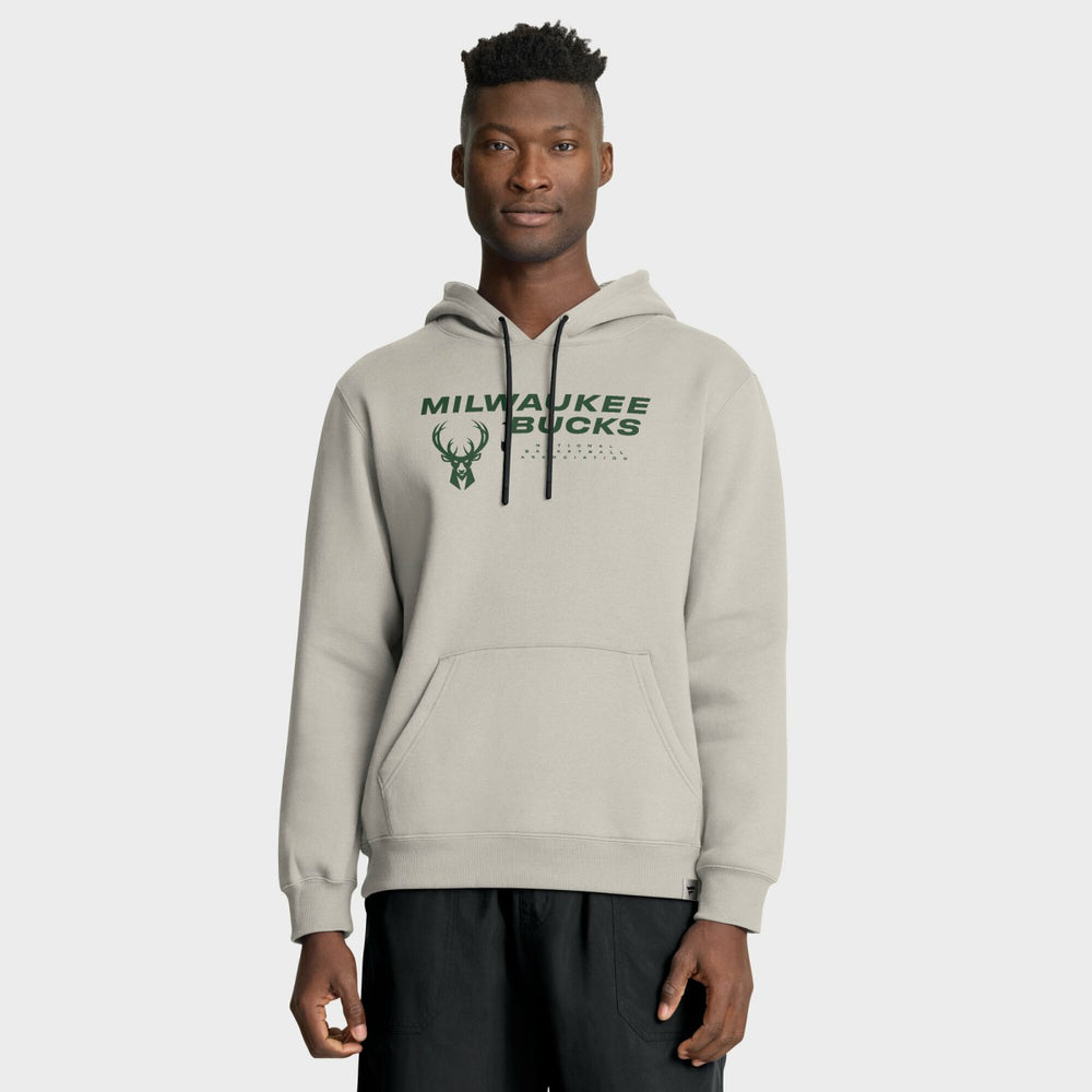 Milwaukee Bucks Crossover Collection Blocked Shot Premium Pullover Hoodie Off White | Fanatics Near Me