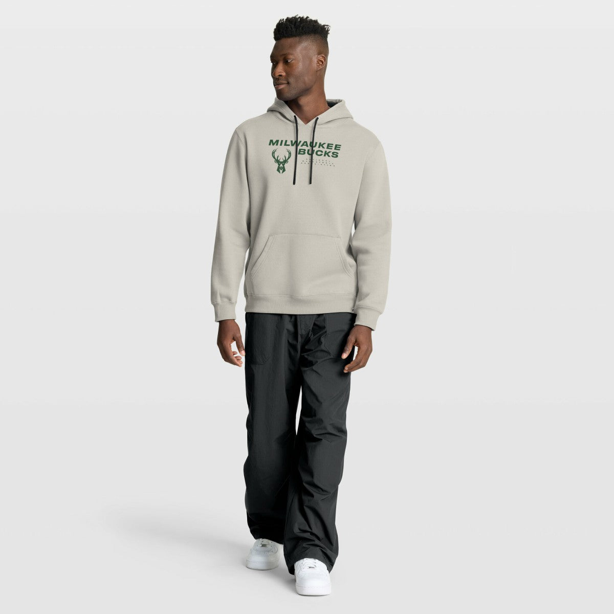 Milwaukee Bucks Crossover Collection Blocked Shot Premium Pullover Hoodie Off White | Fanatics Near Me