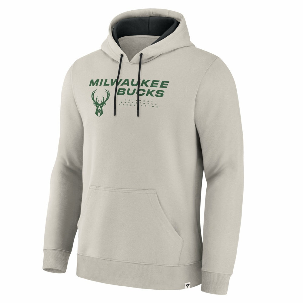 Milwaukee Bucks Crossover Collection Blocked Shot Premium Pullover Hoodie Off White | Fanatics Near Me