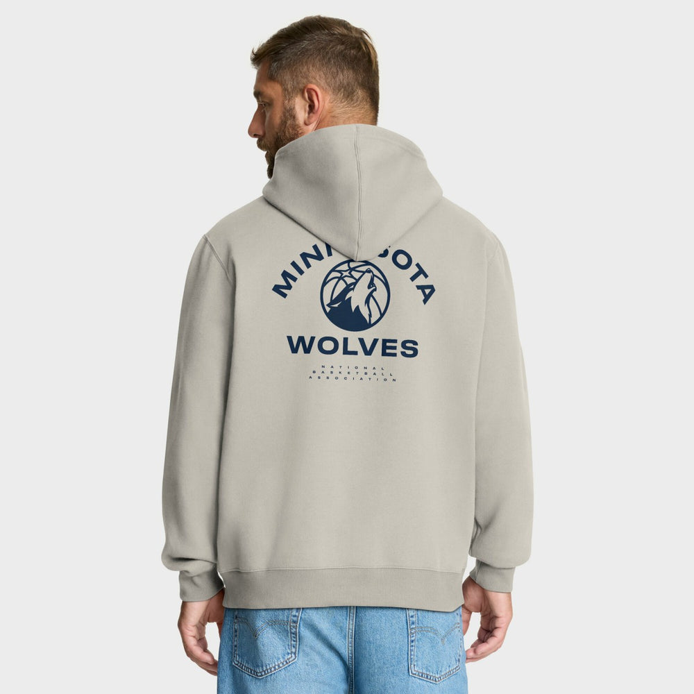 Minnesota Timberwolves Crossover Collection Blocked Shot Premium Pullover Hoodie Off White | Fanatics online