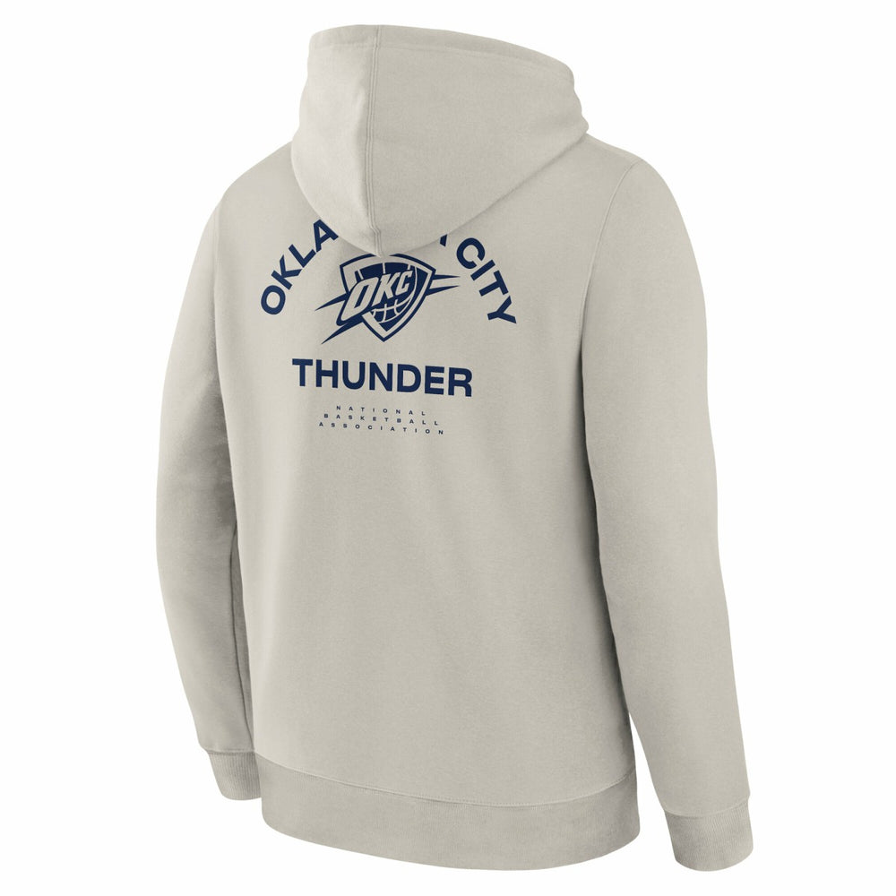 Oklahoma City Thunder Crossover Collection Blocked Shot Premium Pullover Hoodie Off White | Fanatics US