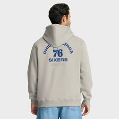Philadelphia 76ers Crossover Collection Blocked Shot Premium Pullover Hoodie Off White | Fanatics for sale