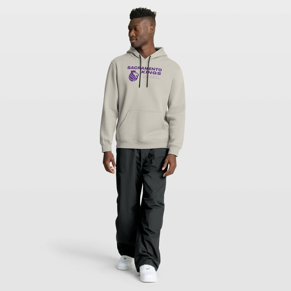 Sacramento Kings Crossover Collection Blocked Shot Premium Pullover Hoodie Off White | Fanatics outlet