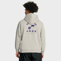 Utah Jazz Crossover Collection Blocked Shot Premium Pullover Hoodie Off White | Fanatics discount