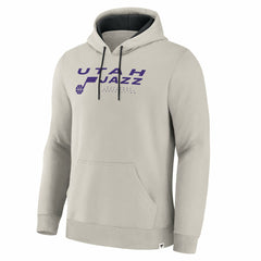 Utah Jazz Crossover Collection Blocked Shot Premium Pullover Hoodie Off White | Fanatics discount