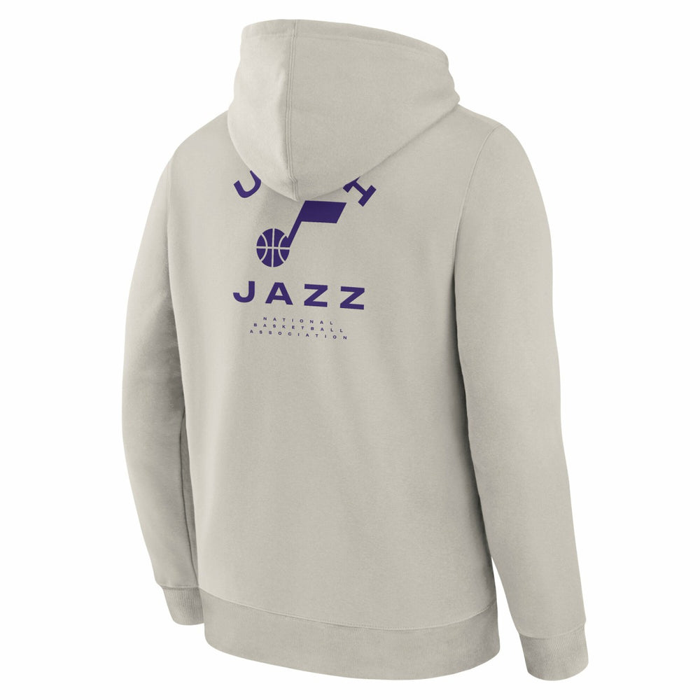 Utah Jazz Crossover Collection Blocked Shot Premium Pullover Hoodie Off White | Fanatics discount