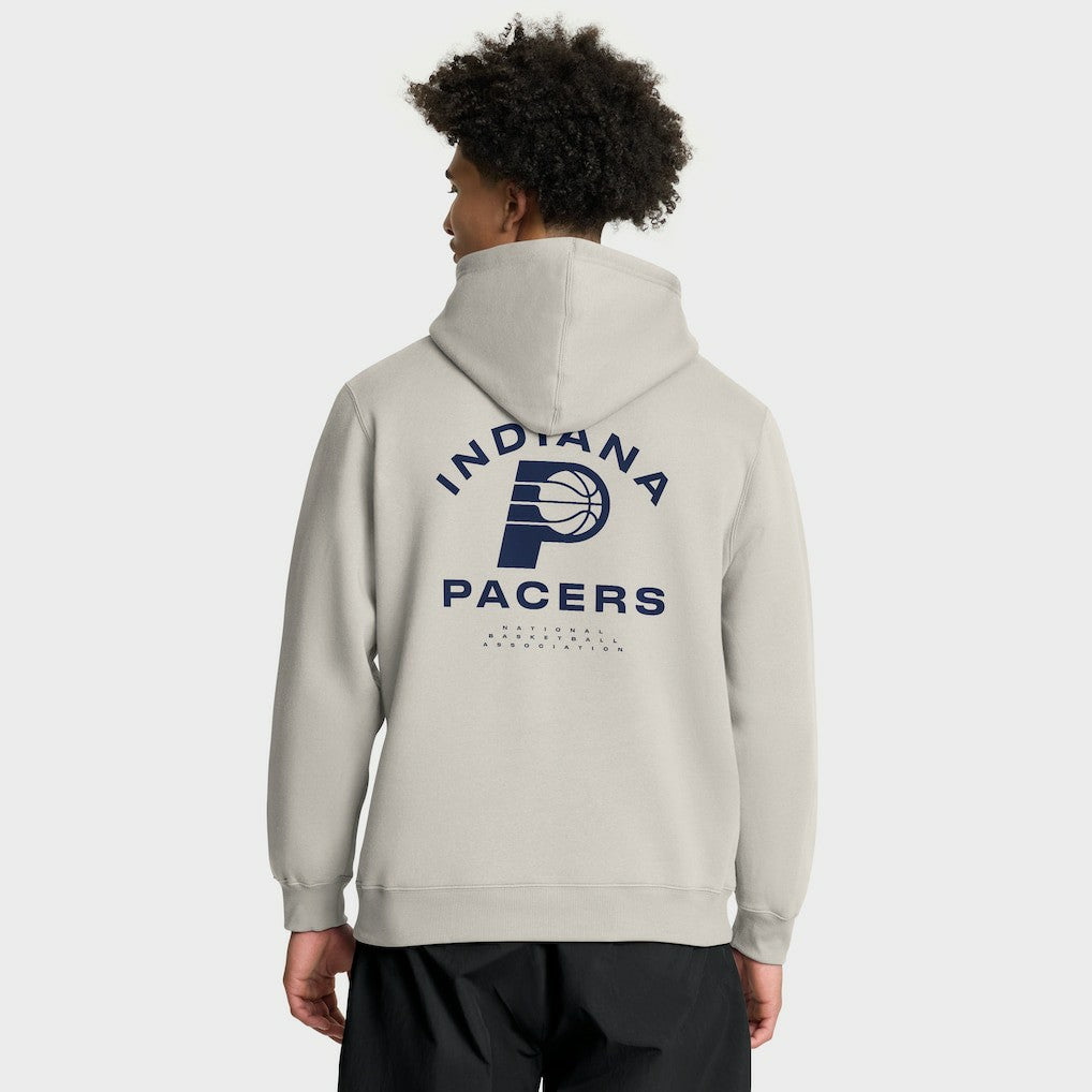Indiana Pacers Crossover Collection Blocked Shot Premium Pullover Hoodie Off White | Fanatics US