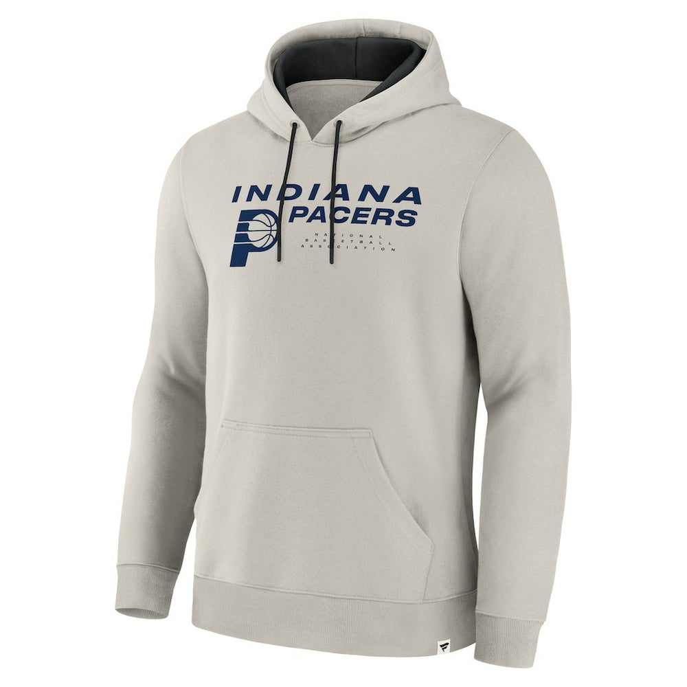 Indiana Pacers Crossover Collection Blocked Shot Premium Pullover Hoodie Off White | Fanatics US
