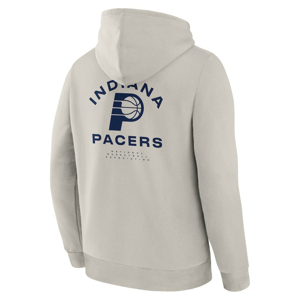 Indiana Pacers Crossover Collection Blocked Shot Premium Pullover Hoodie Off White | Fanatics US