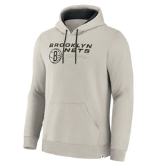 Brooklyn Nets Crossover Collection Blocked Shot Premium Pullover Hoodie Off White | Fanatics outlet