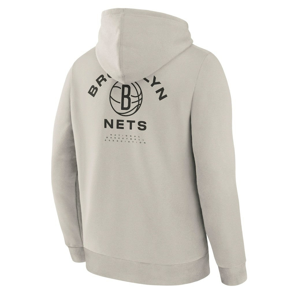 Brooklyn Nets Crossover Collection Blocked Shot Premium Pullover Hoodie Off White | Fanatics outlet