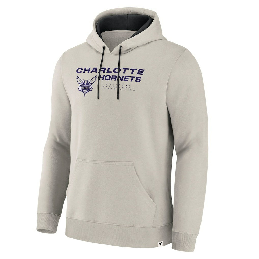 Charlotte Hornets Crossover Collection Blocked Shot Premium Pullover Hoodie Off White | Fanatics for sale