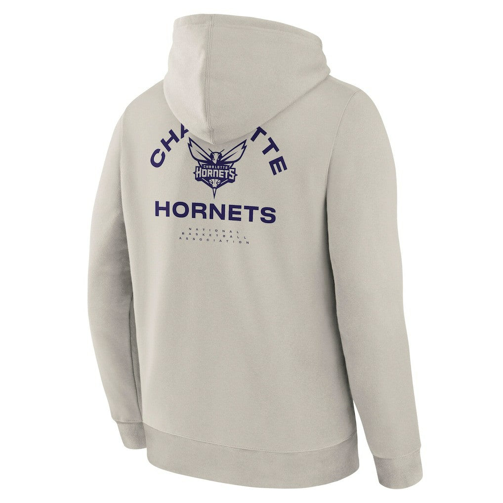 Charlotte Hornets Crossover Collection Blocked Shot Premium Pullover Hoodie Off White | Fanatics for sale