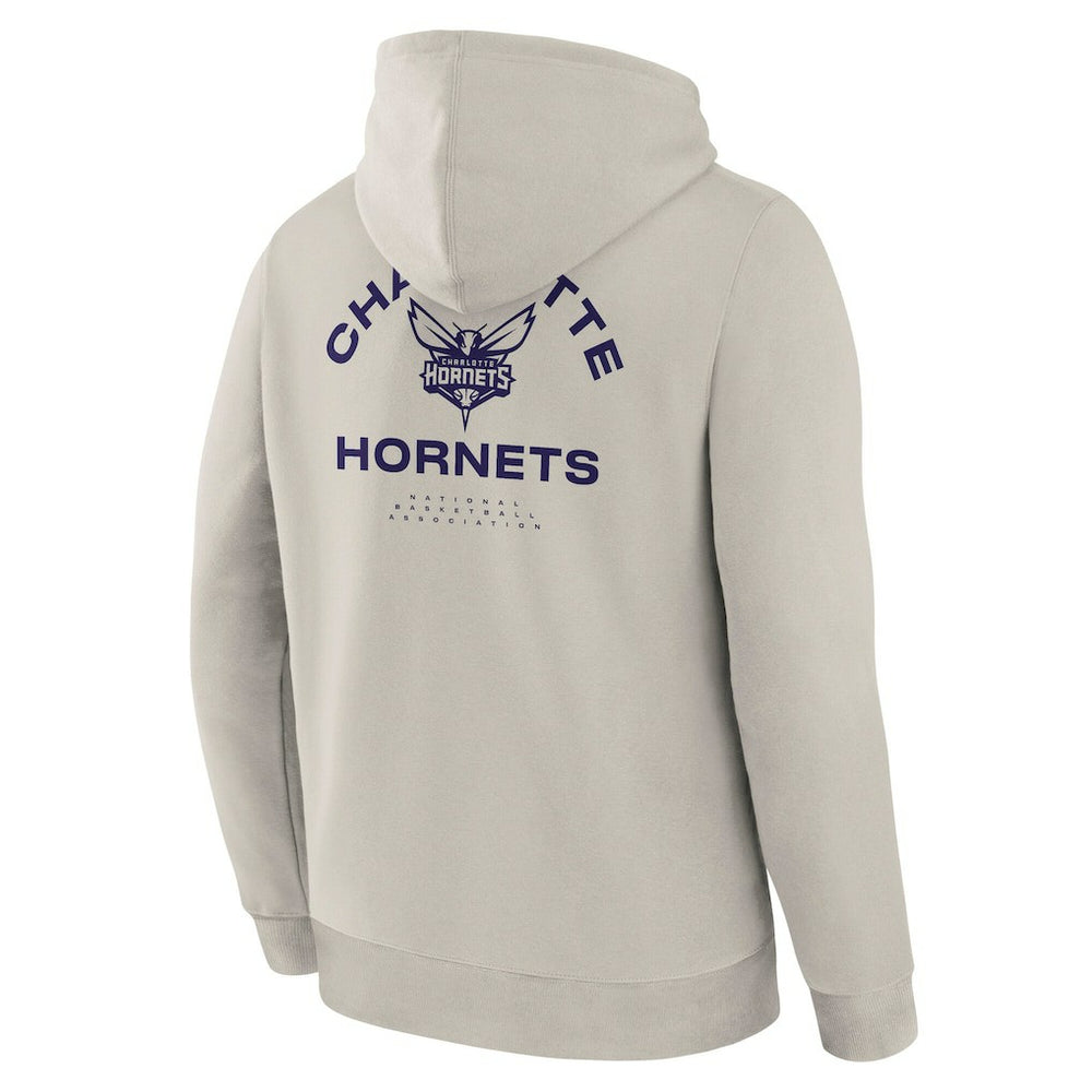 Charlotte Hornets Crossover Collection Blocked Shot Premium Pullover Hoodie Off White | Fanatics for sale