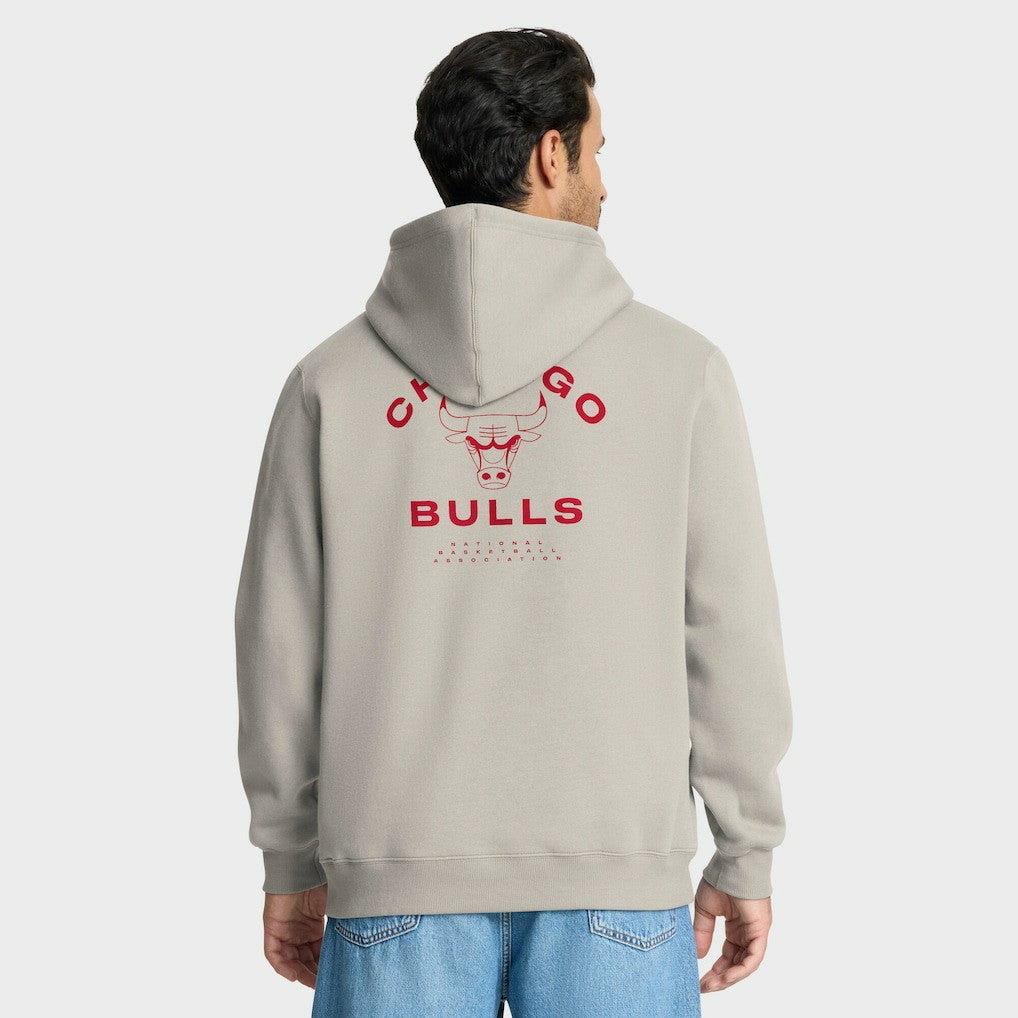 Chicago Bulls Crossover Collection Blocked Shot Premium Pullover Hoodie Off White | Fanatics