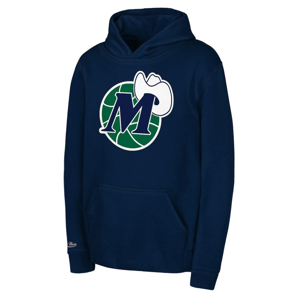 Dallas Mavericks Preschool Retro Logo Pullover Hoodie for sale Navy | Mitchell & Ness outlet