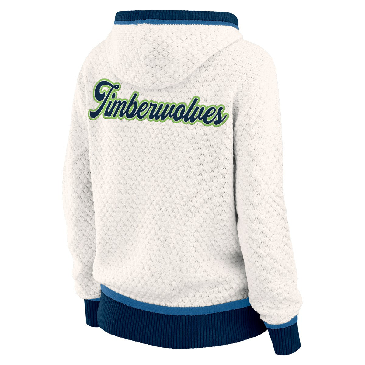 Minnesota Timberwolves WEAR by Erin Andrews Women's Plus Size Hoodie Sweater Cream