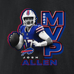 Josh Allen Buffalo Bills 2024 NFL MVP T-Shirt Black