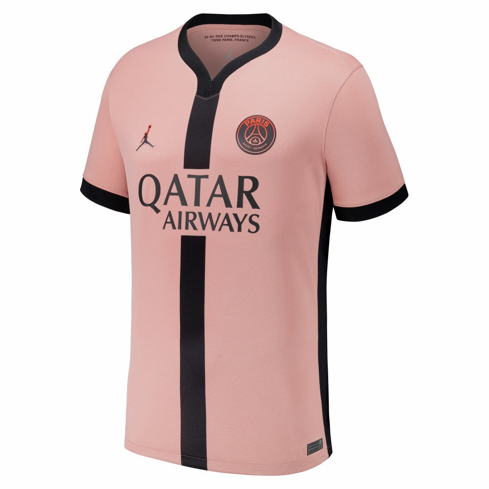 Khvicha Kvaratskhelia Paris Saint-Germain Youth 2024/25 Third Replica Player Jersey Pink - Nike Discount