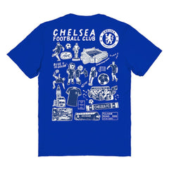 Chelsea Vive La Fete Women's Impressions Artwork T-Shirt Blue