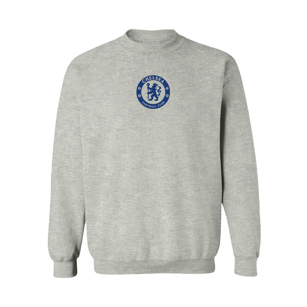 Chelsea Vive La Fete Women's Color Badge Pullover Sweatshirt Heather Gray