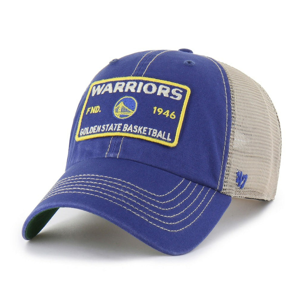 Golden State Warriors '47 Wabash Patch Clean Up Adjustable Hat for sale Royal/Tan | 47 brand Near Me