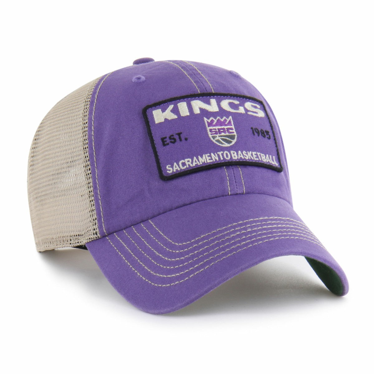 Sacramento Kings '47 Wabash Patch Clean Up Adjustable Hat Purple/Tan | 47 brand online
