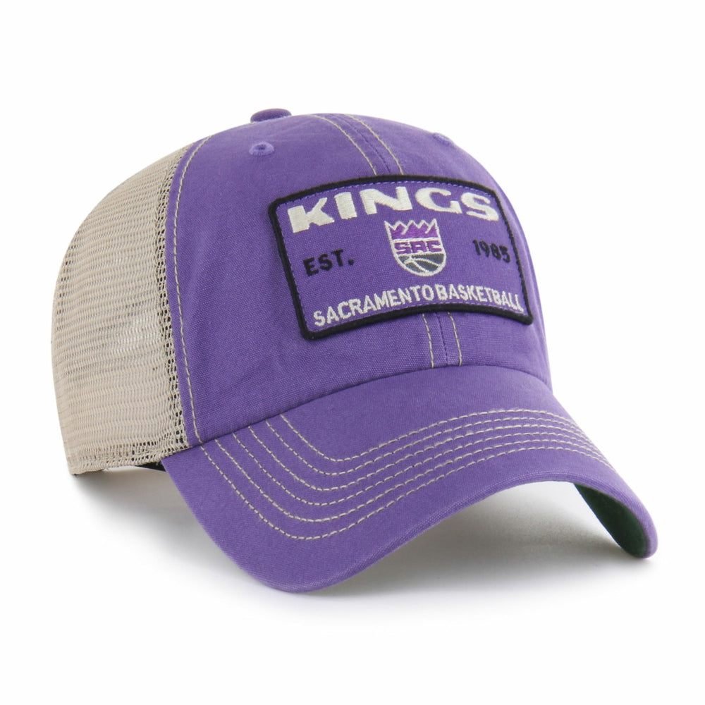 Sacramento Kings '47 Wabash Patch Clean Up Adjustable Hat Purple/Tan | 47 brand online