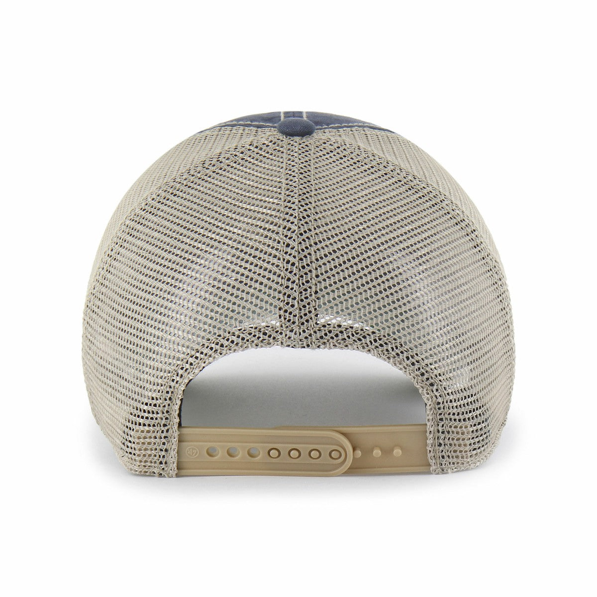Memphis Grizzlies '47 Wabash Patch Clean Up Adjustable Hat Navy/Tan | 47 brand US