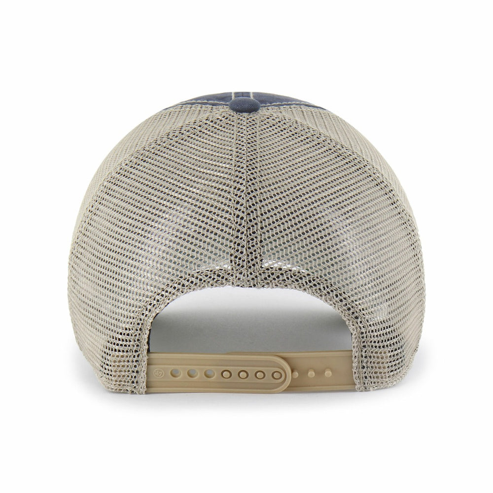 Memphis Grizzlies '47 Wabash Patch Clean Up Adjustable Hat Navy/Tan | 47 brand US
