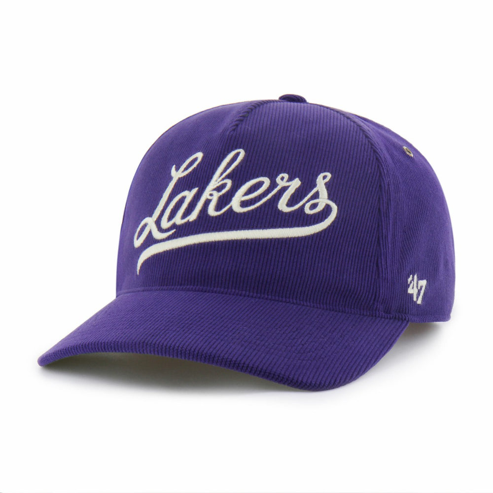 Los Angeles Lakers '47 Golden Age Relaxed Corduroy Hitch Adjustable Hat Purple | 47 brand outlet