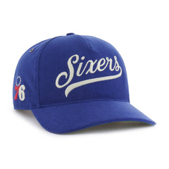Philadelphia 76ers '47 Golden Age Relaxed Corduroy Hitch Adjustable Hat Royal | 47 brand US