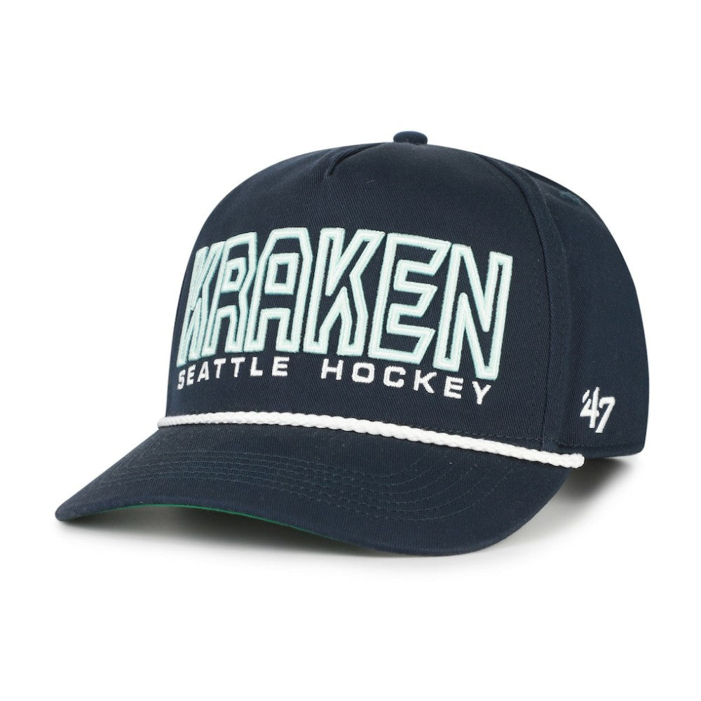 Seattle Kraken '47 Byline Hitch Adjustable Hat - Deep Sea Blue - NHL 202801561