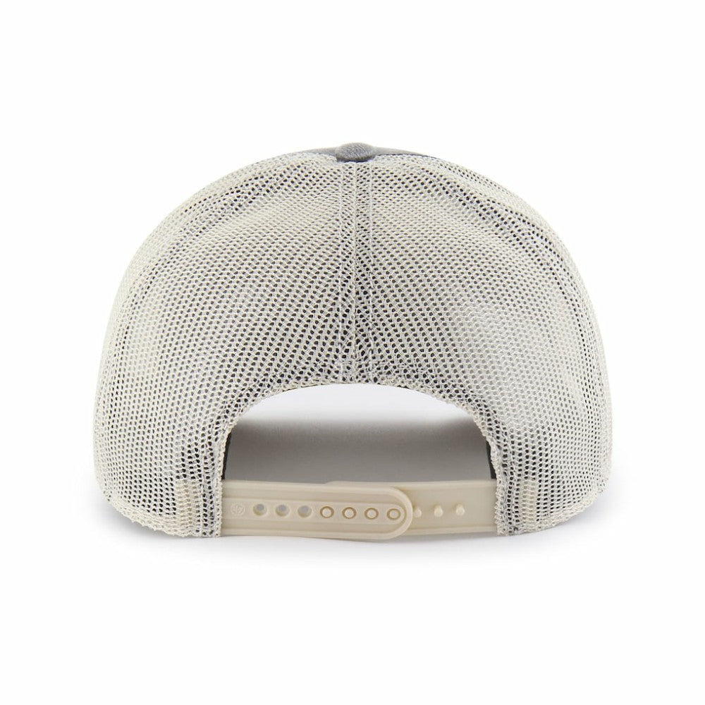 Colorado Avalanche '47 Canteen Pigment Dyed Patch Trucker Adjustable Hat - Charcoal - NHL 202801577