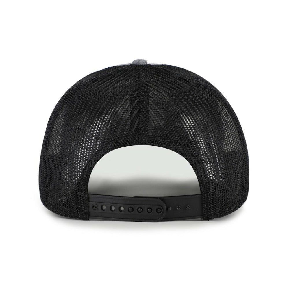 Boston Bruins '47 Carbon Rope Trucker Adjustable Hat - Gray - NHL 202801603