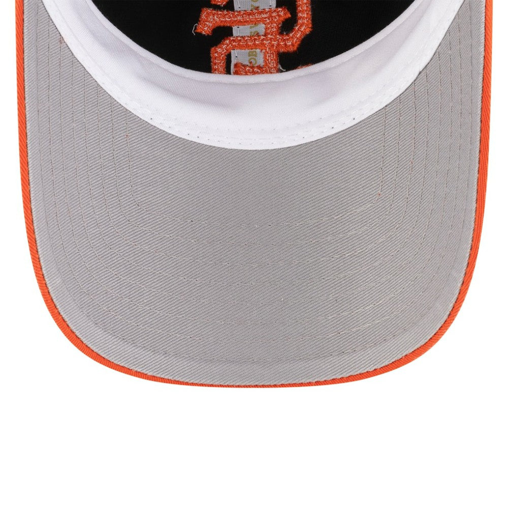 San Francisco Giants OVO x New Era Washed 9TWENTY Adjustable Hat - Black/Orange - New Era on Sale