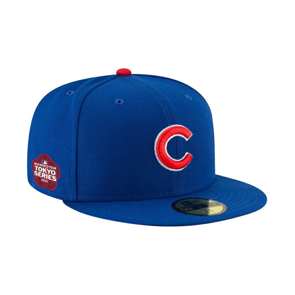 Chicago Cubs New Era 2025 MLB World Tour: Tokyo Series Side Patch 59FIFTY Fitted Hat - Royal - New Era Online