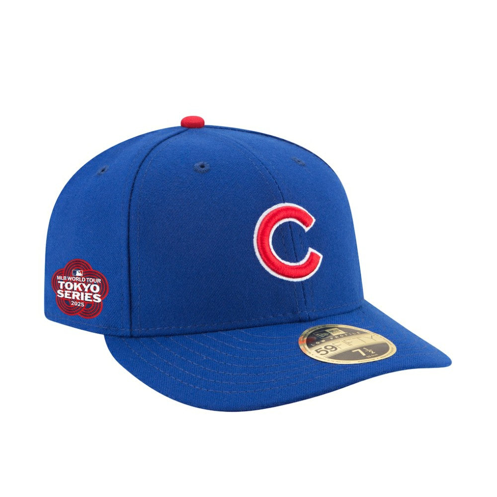 Chicago Cubs New Era 2025 MLB World Tour: Tokyo Series Side Patch Low Profile 59FIFTY Fitted Hat - Royal - New Era Online
