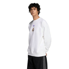 Real Madrid Lifestyler Sweatshirt White - Adidas sale