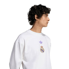 Real Madrid Lifestyler Sweatshirt White - Adidas sale